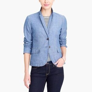 J Crew Denim / Chambray Blazer